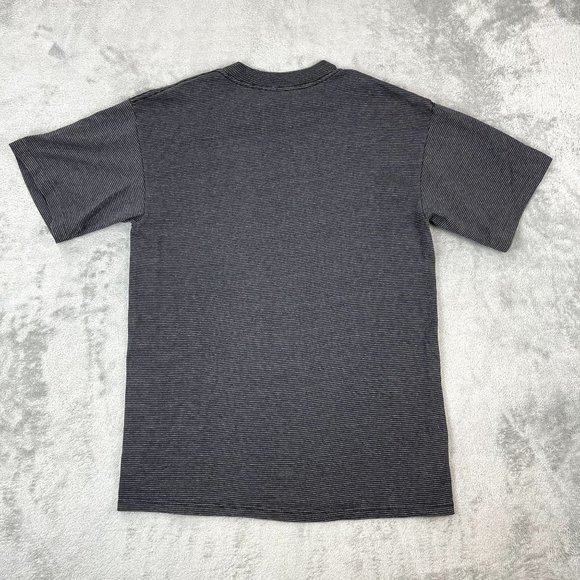 Vintage 90's Single Stitch Las Vegas Nevada Pinstriped Short Sleeve T-Shirt USA - Picture 2 of 9